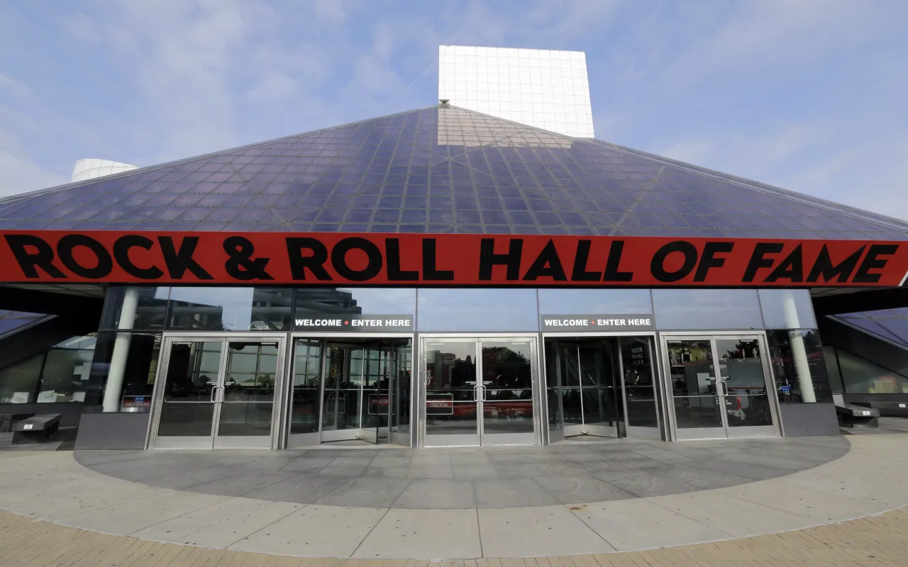 Fachada do Rock and Roll Hall of Fame