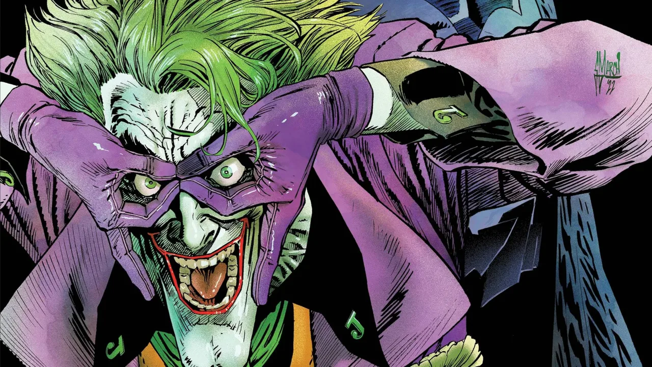 Arte do Coringa, vilão de Batman