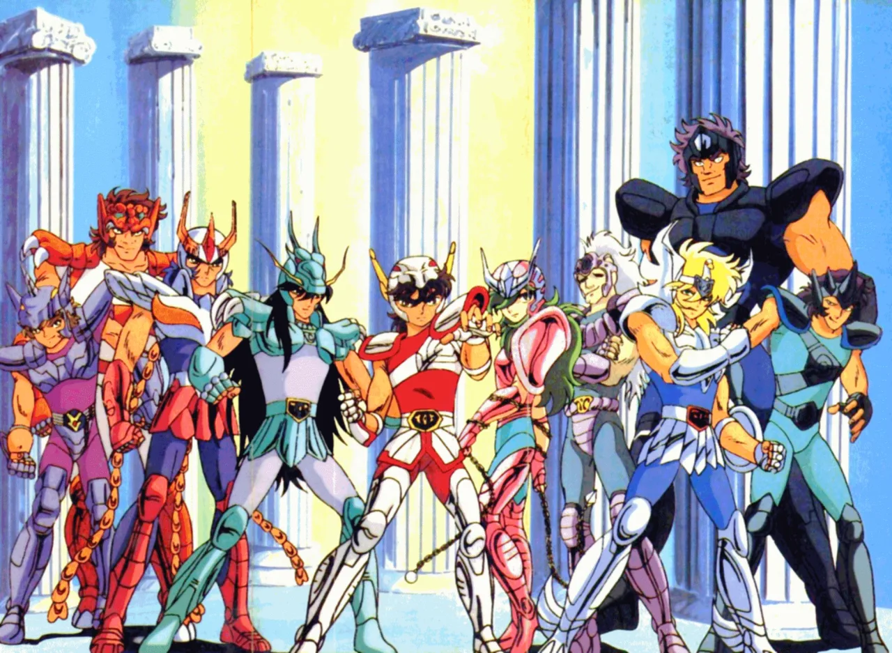 Os Cavaleiros de Bronze de Saint Seiya
