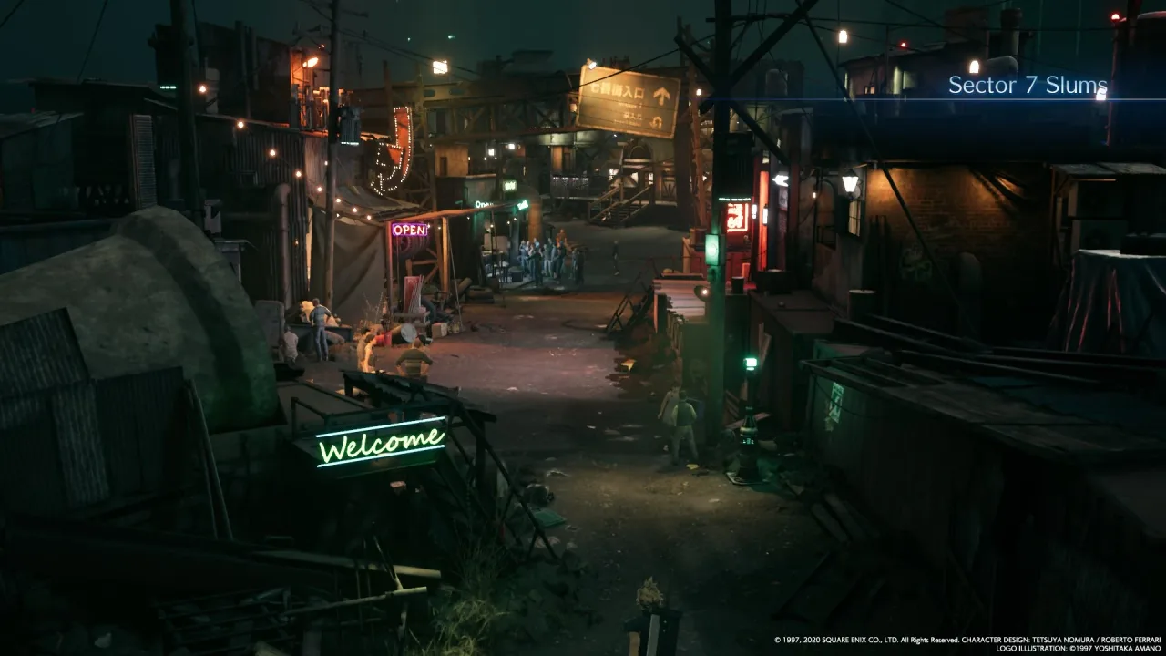 Cidade de Midgar em Final Fantasy VII Remake