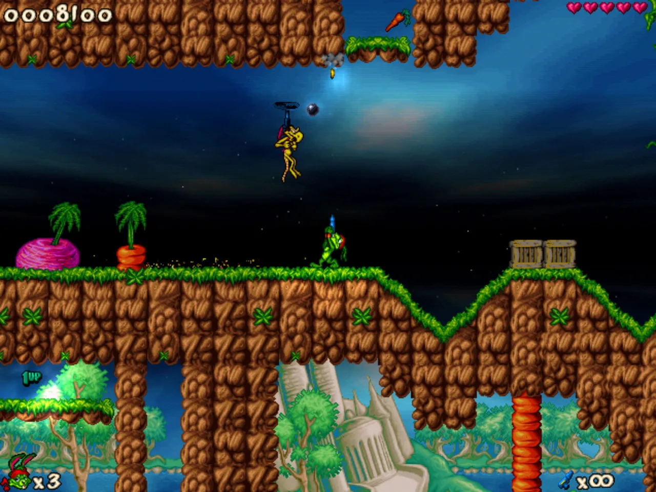 Gameplay de Jazz Jackrabbit