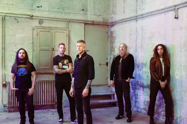 A banda Mastodon em foto de divulgação de 2026
