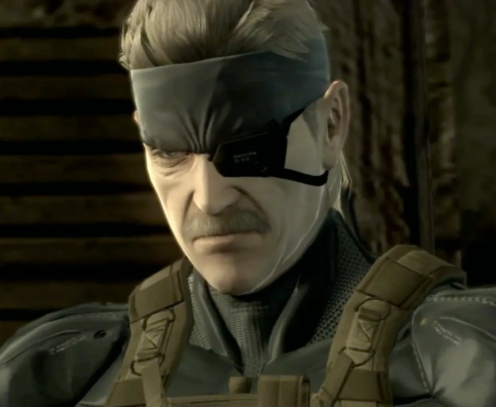 Old Snake em Metal Gear Solid 4