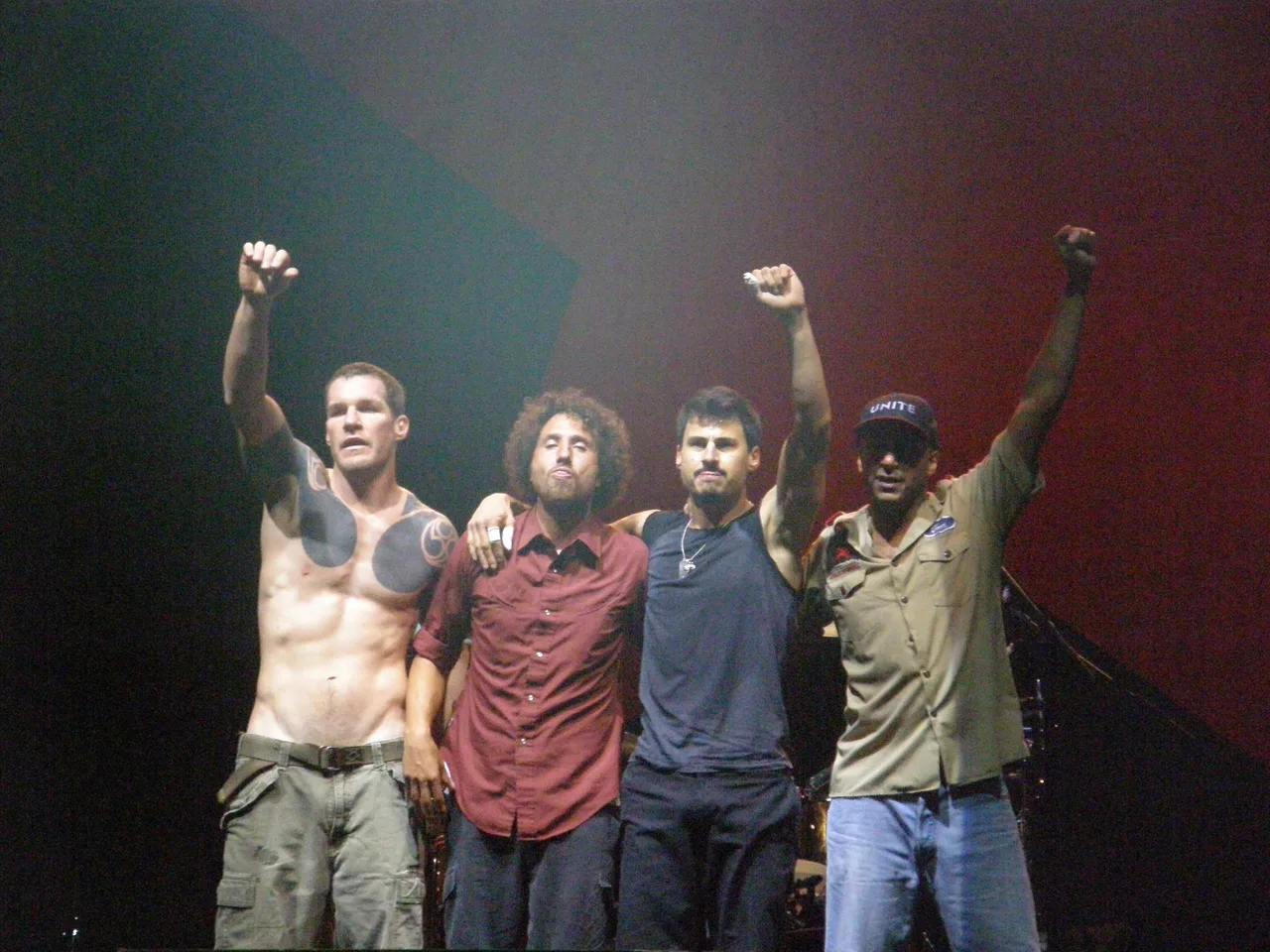 Banda Rage Against the Machine em show