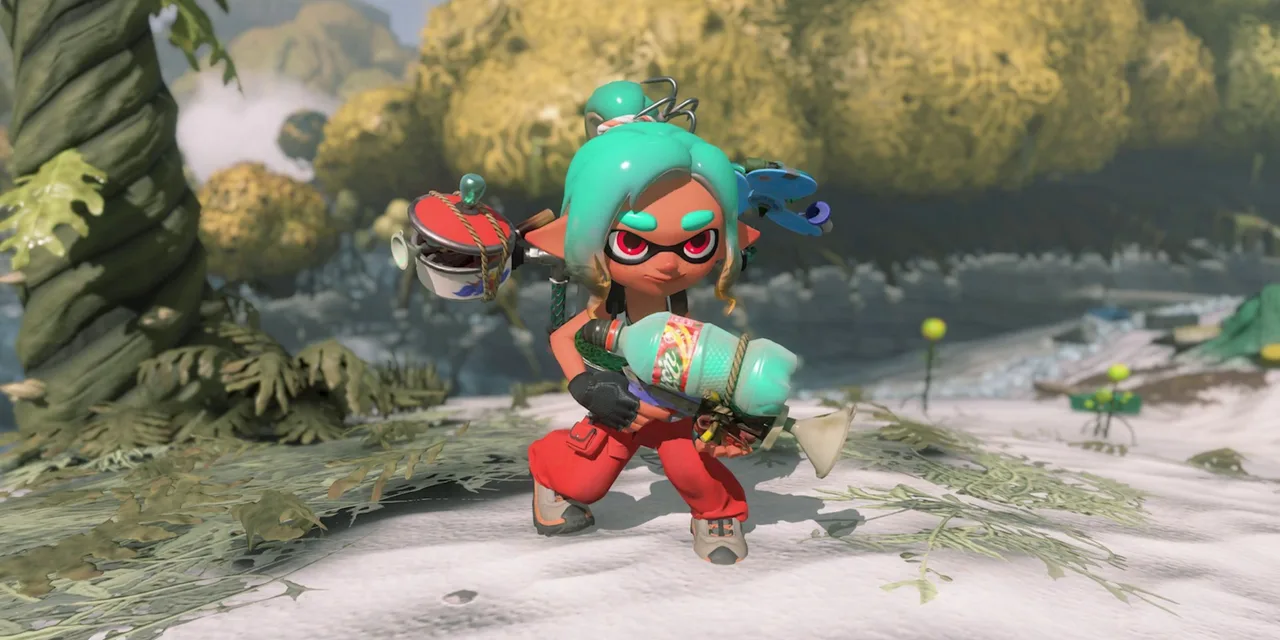 Arte-chave de Splatoon Raiders