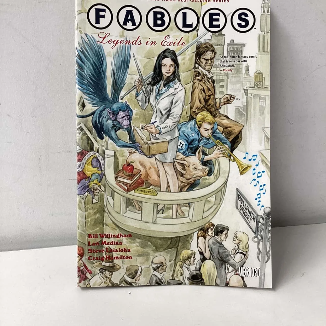 Capa do quadrinho Fables, de Bill Willingham