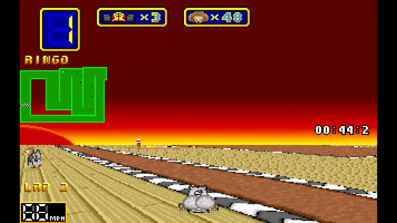 Gameplay de Wacky Wheels