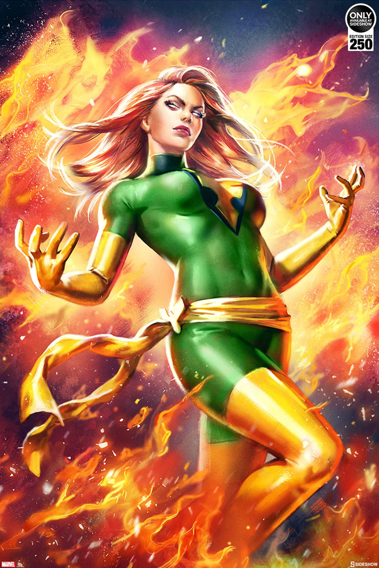 Jean Grey como a Fênix Negra nos quadrinhos X-Men