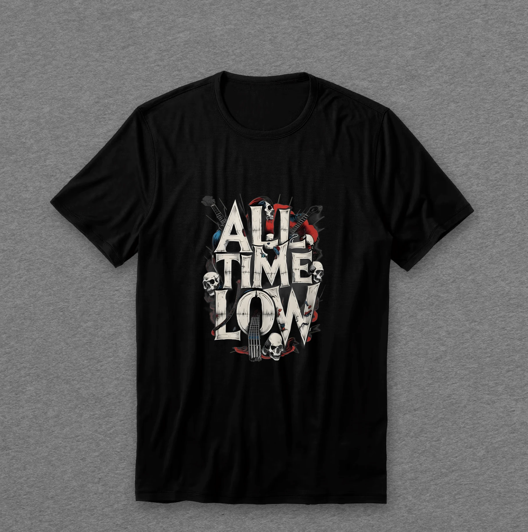 Camiseta All Time Low — Caveira