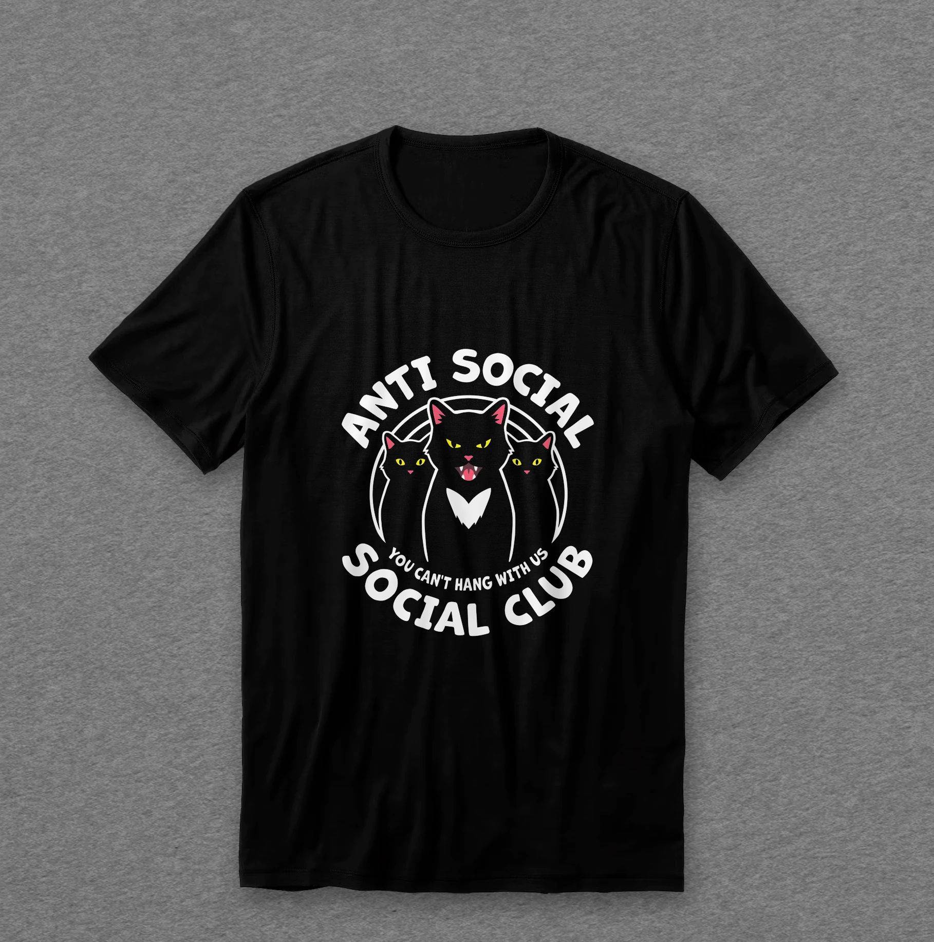 Camiseta Anti Social Social Club — Gatos
