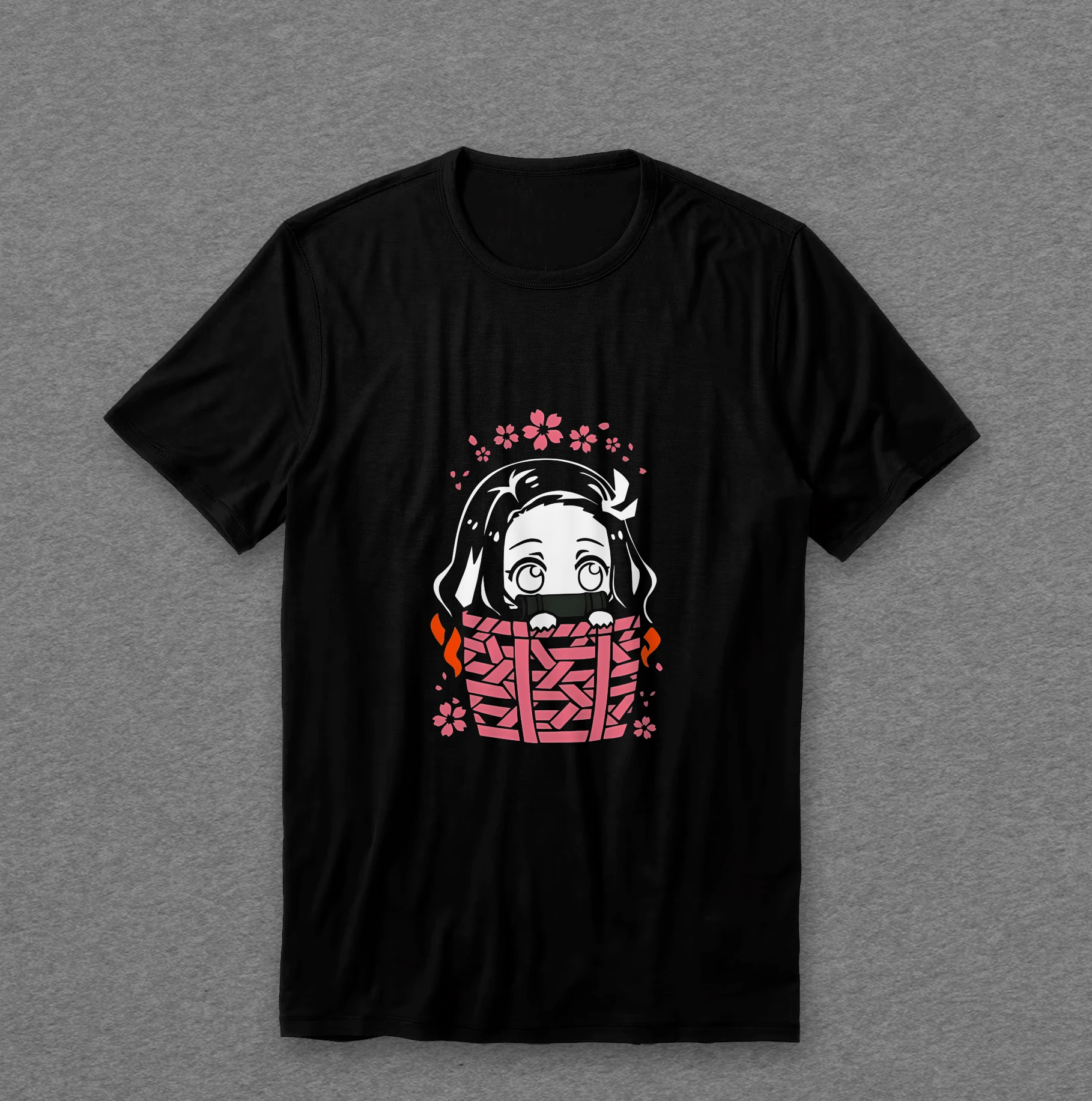 Camiseta Demon Slayer — Nezuko (chibi)