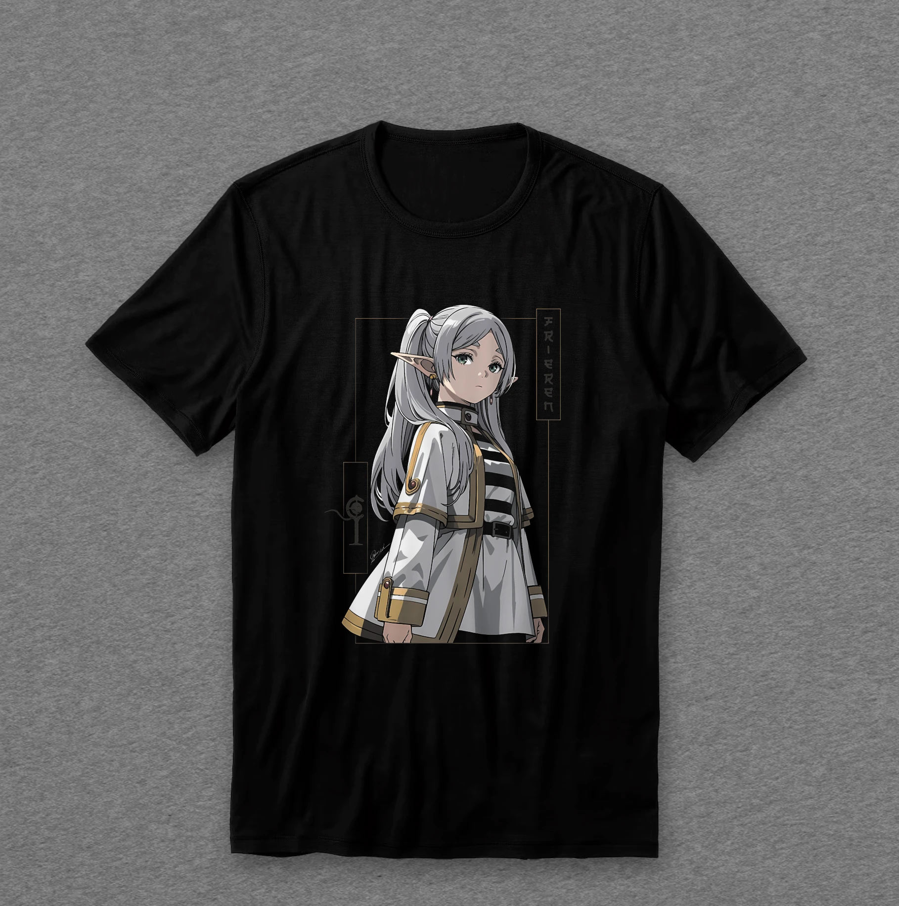 Camiseta Frieren — Frieren (corpo inteiro)