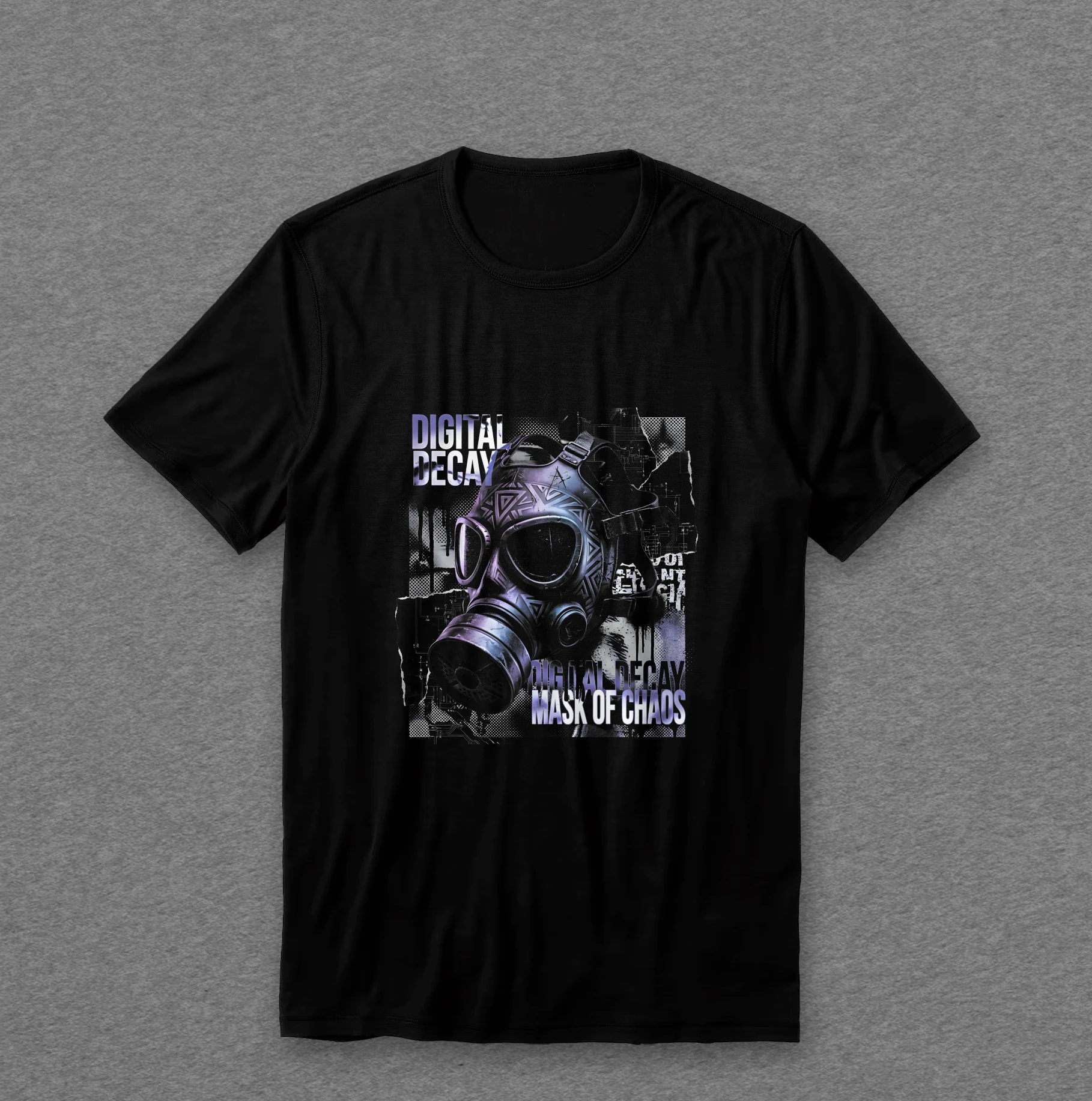 Camiseta Máscara de Gás — Mask of Chaos