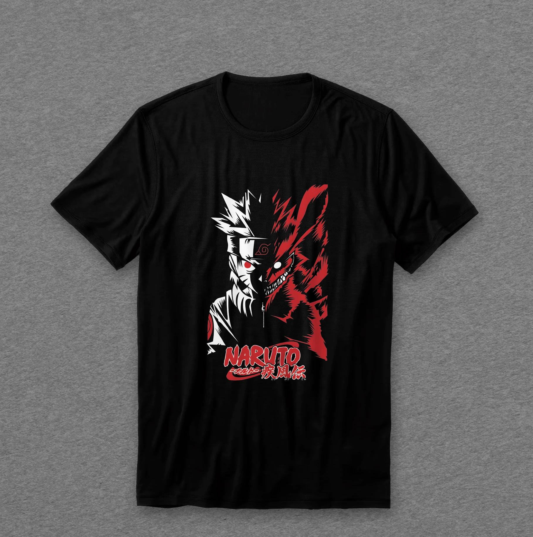 Camiseta Naruto — Naruto e Kurama