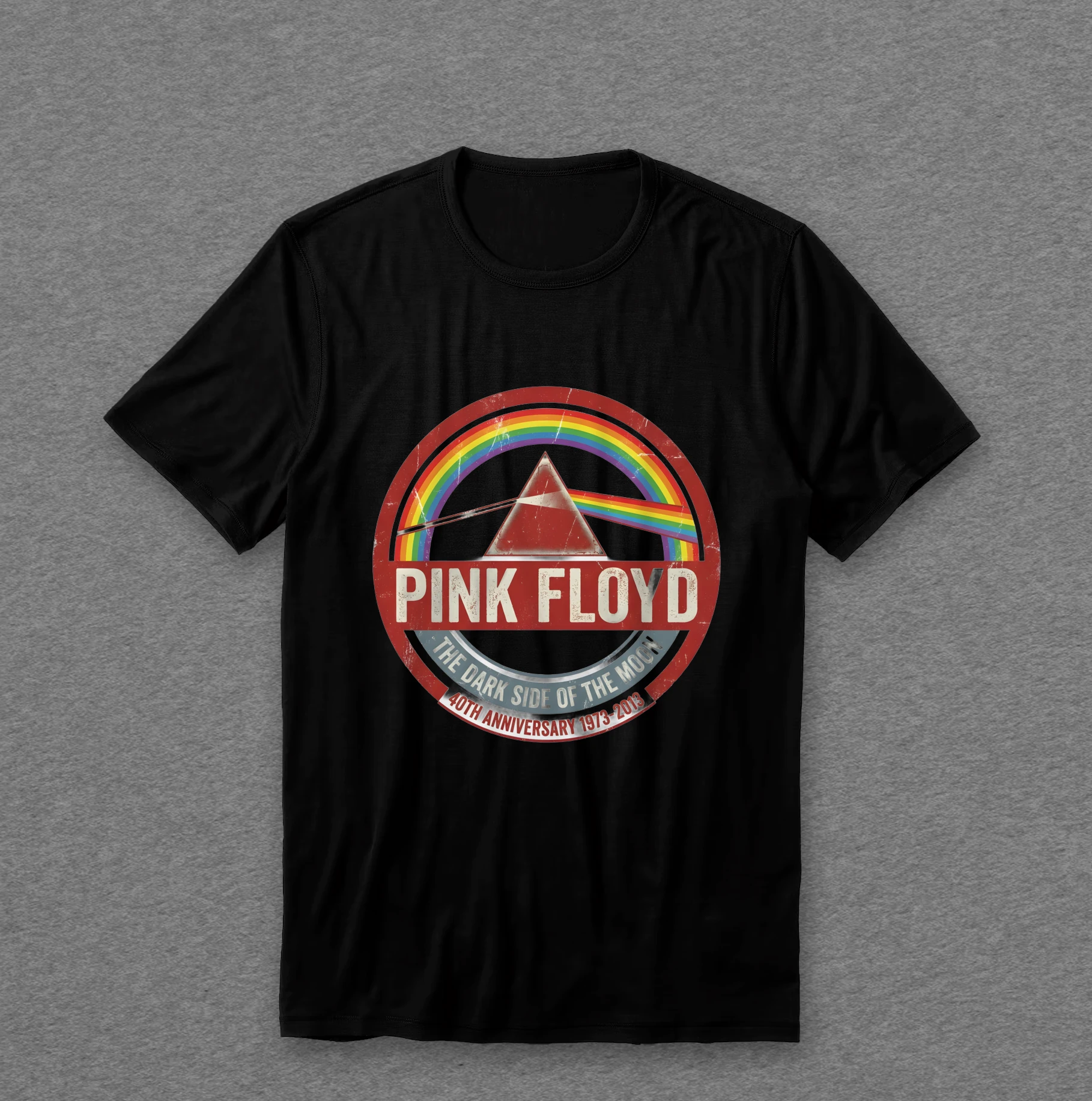 Camiseta Pink Floyd — Prisma Arco-Íris