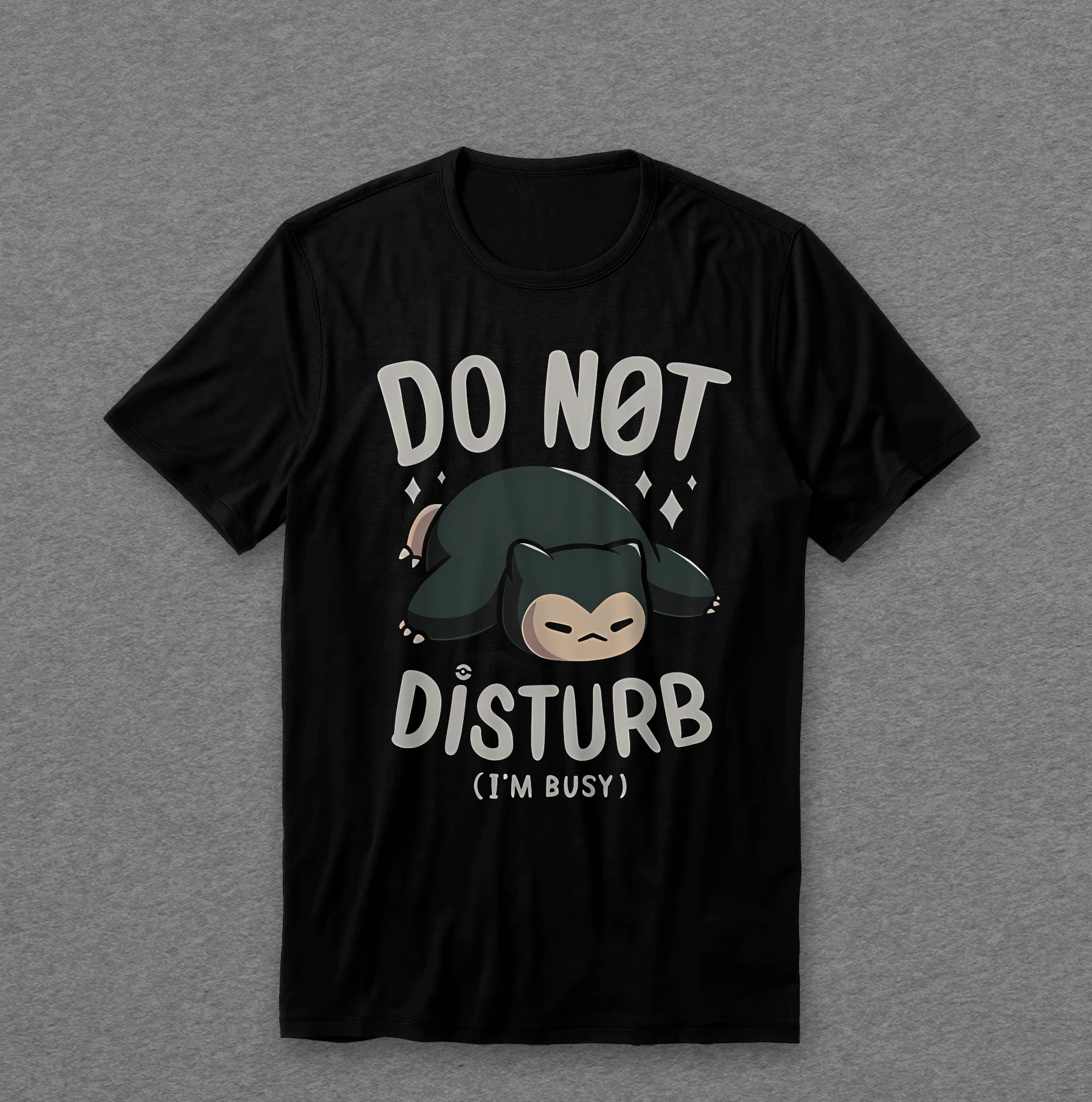 Camiseta Pokémon — Snorlax (Do Not Disturb)