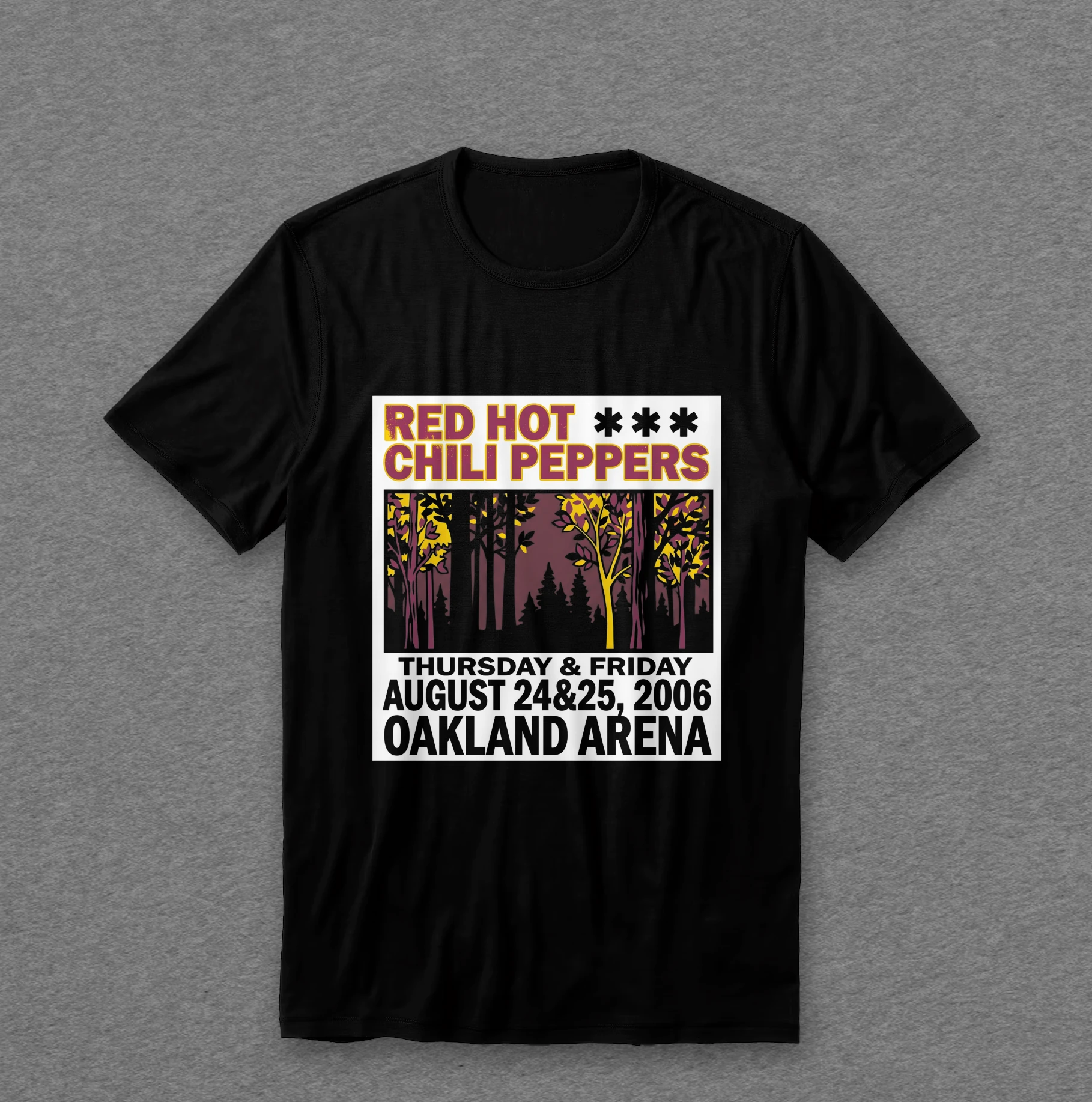 Camiseta Red Hot Chili Peppers — Tour
