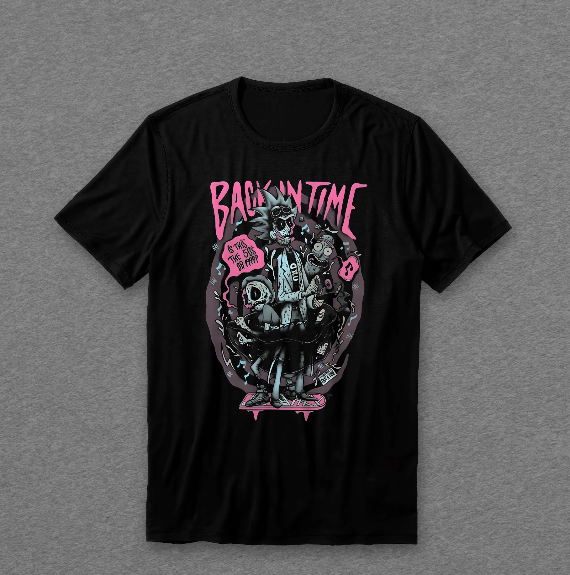 Camiseta Rick and Morty — Back in Time
