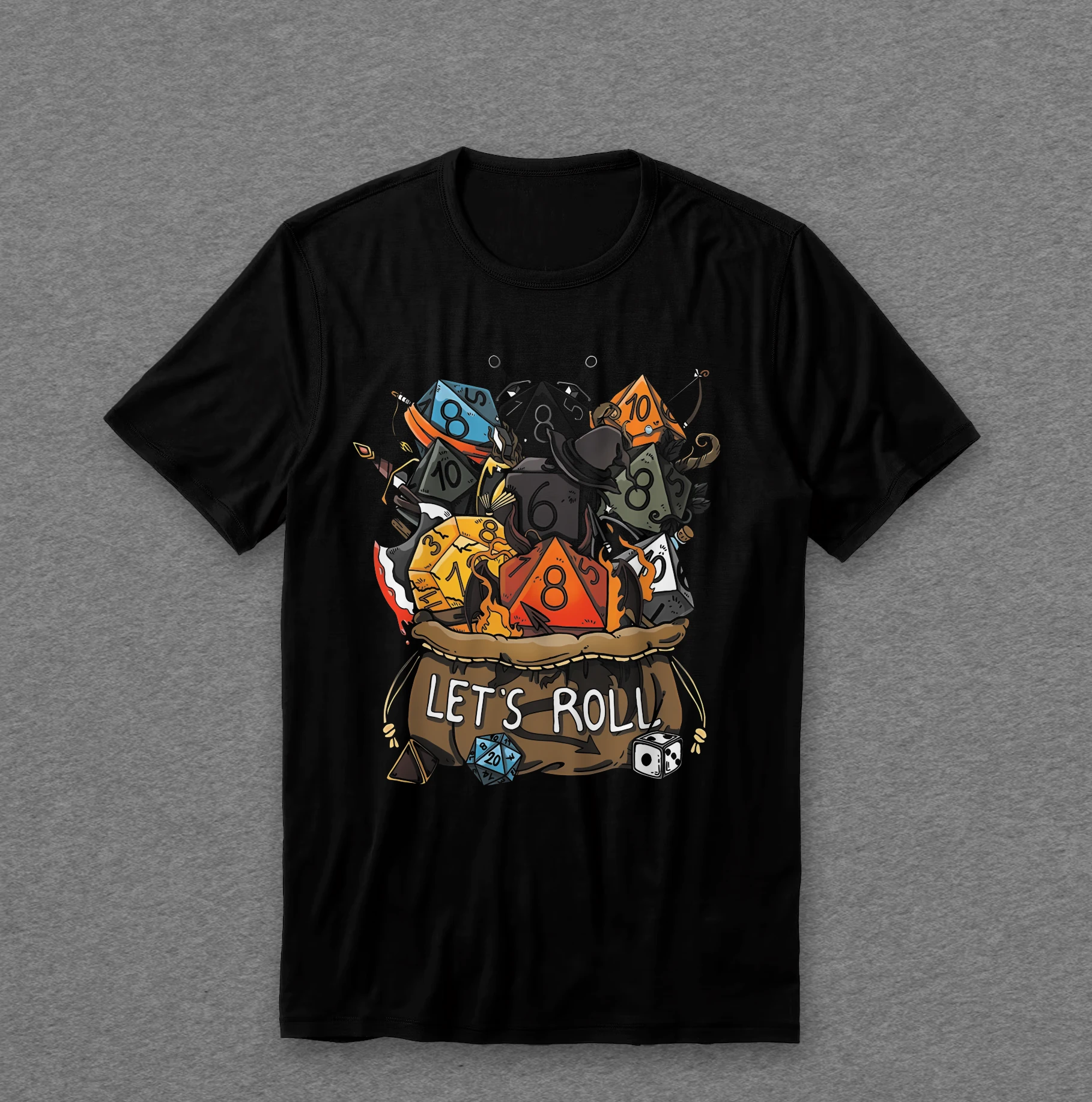 Camiseta RPG — Lets Roll