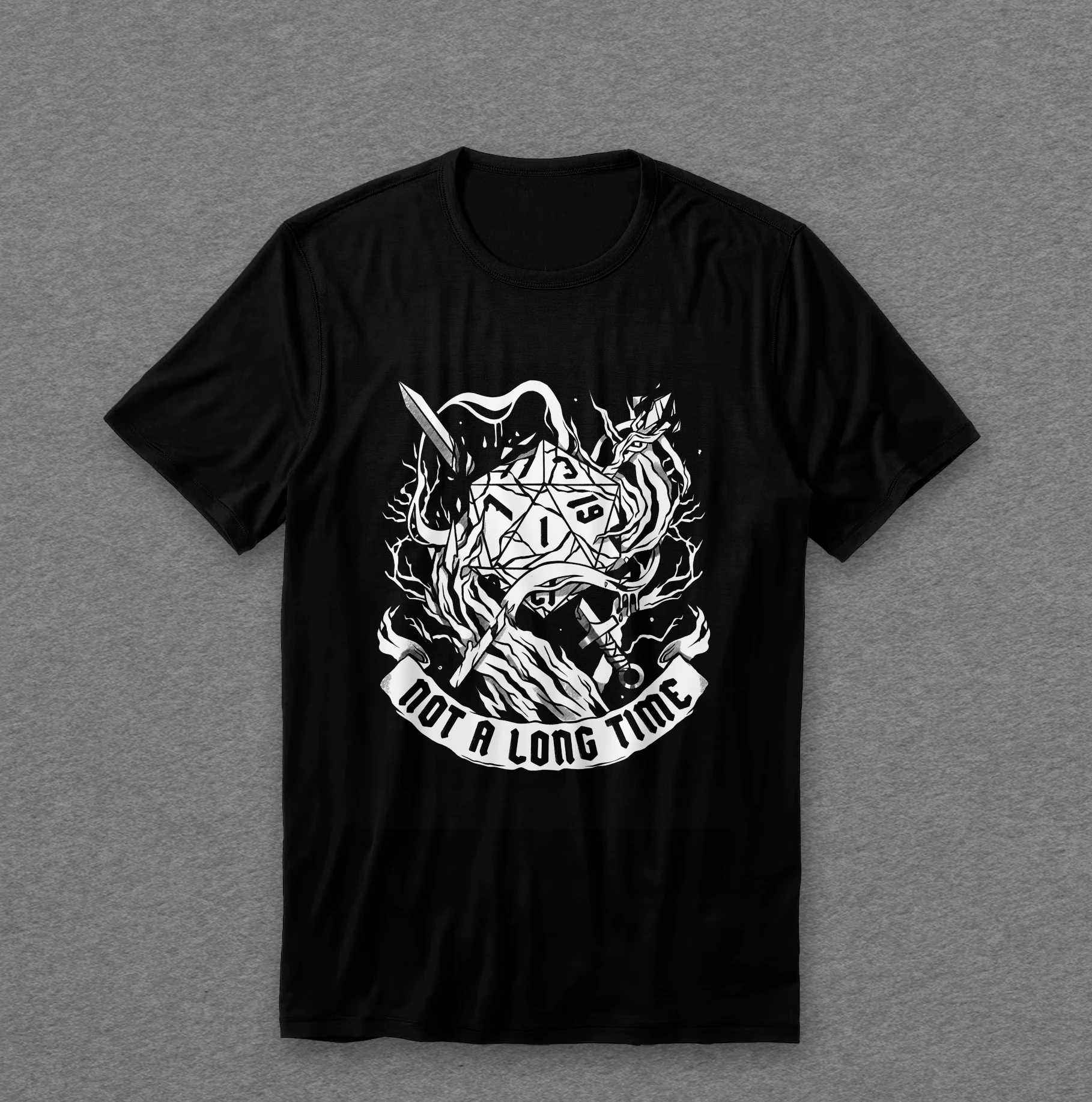 Camiseta RPG — Not a Long Time