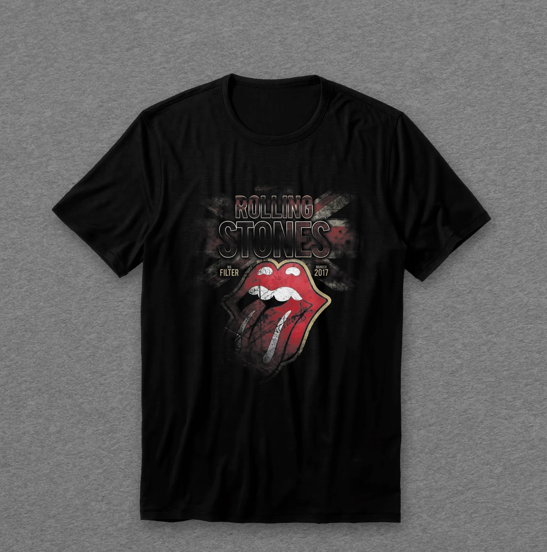 Camiseta The Rolling Stones — Union Jack