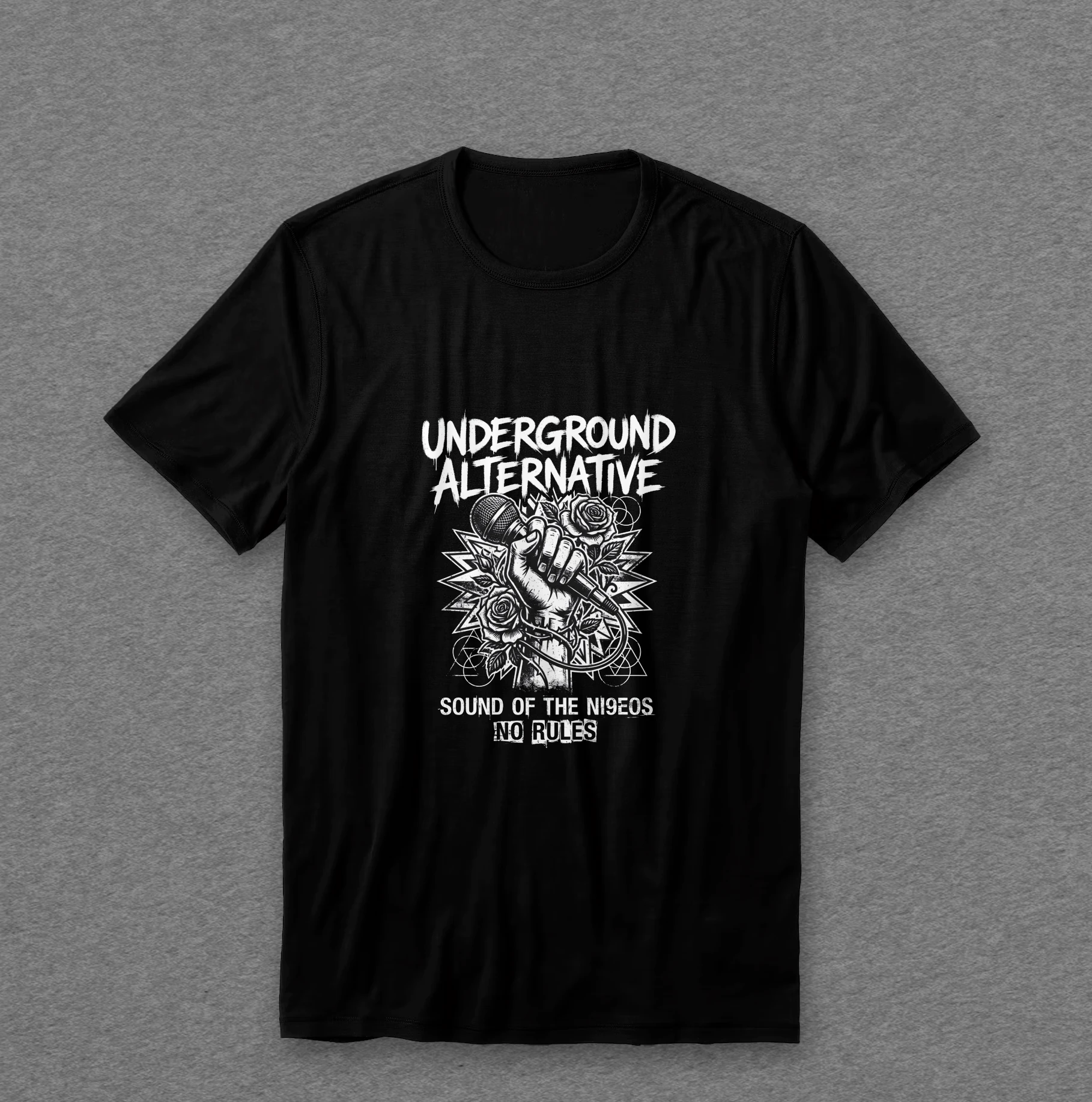 Camiseta Underground Alternative — No Rules